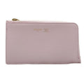 Celine Coin Case Card Holder Pink Leather Gold Display
