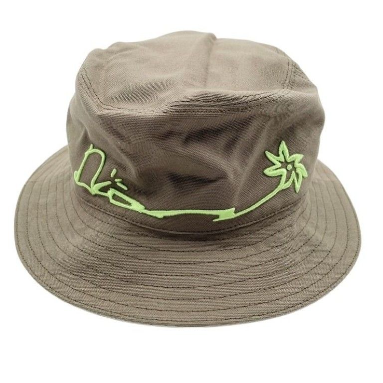 Dior Homme Cactus Jack Khaki Cotton Rayon Bucket