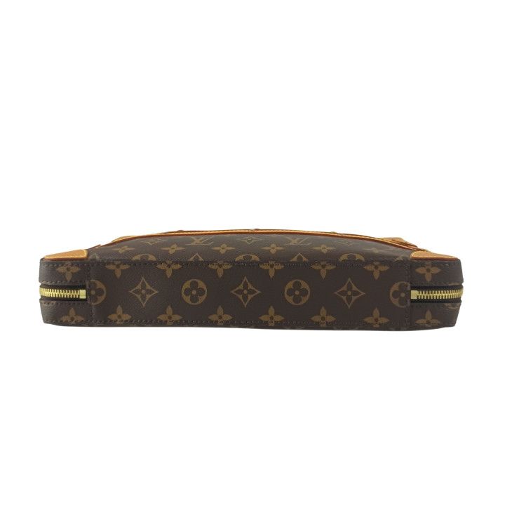 Louis Vuitton Shoulder Bag Soft Trunk Messenger MM Brown Monogram Gold — view 4