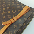 Louis Vuitton Shoulder Bag Soft Trunk Messenger MM Brown Monogram Gold — view 7