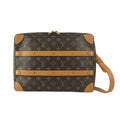 Louis Vuitton Shoulder Bag Soft Trunk Messenger MM Brown Monogram Gold