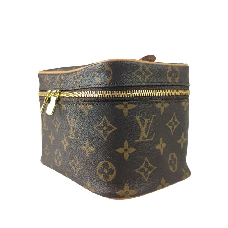 Louis Vuitton Handbag Nice Mini Brown Monogram Vanity Bag Gold — view 2