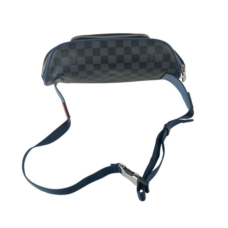 Louis Vuitton Belt Bag Andigo Blue Gray Black Epi Damier Graphite Silver — view 5