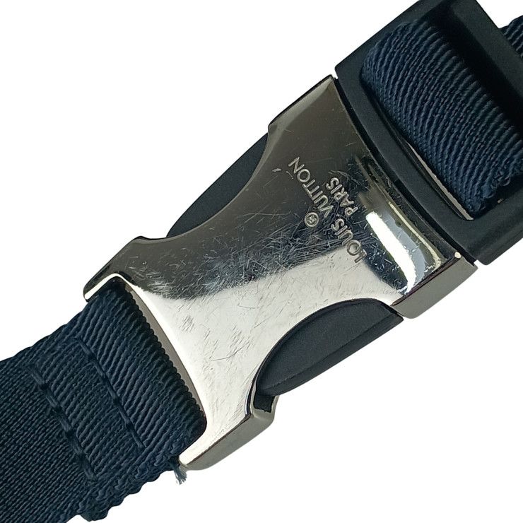 Louis Vuitton Belt Bag Andigo Blue Gray Black Epi Damier Graphite Silver — view 6