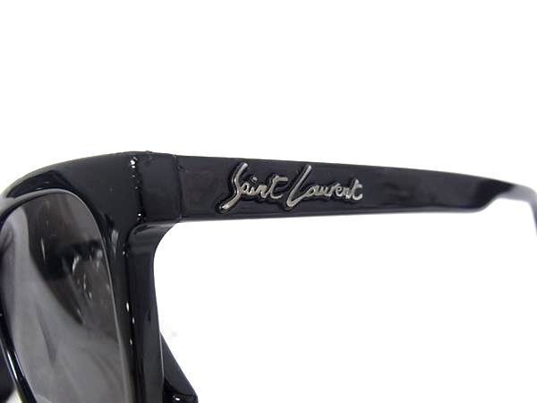 Saint Laurent Paris Sunglasses Asian Fit Black Acetate Eyewear — view 3