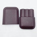 Louis Vuitton Cigarette Case Etui 3 Robusto Acajou Taiga — view 8