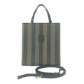 Fendi Tote Pecan 279 068 Brown Black Leather Vintage 2-Way Backpack Gold