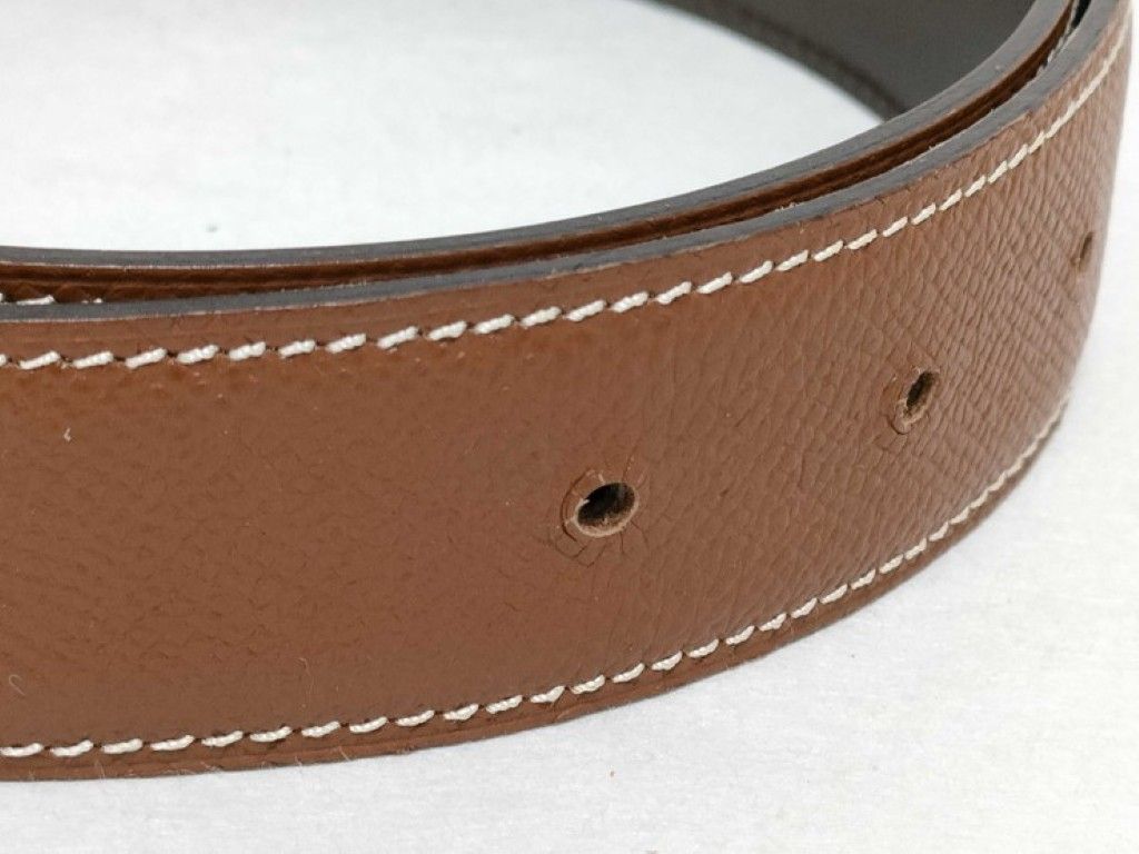 Hermes Belt Constance Brown Leather — view 7