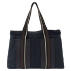 Hermes Tote Troca Horizontal MM Canvas Black