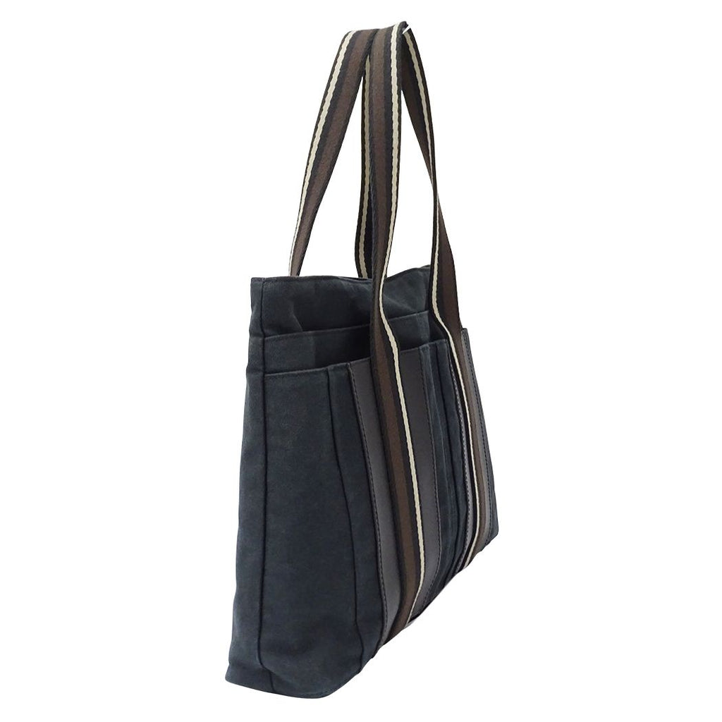 Hermes Tote Troca Horizontal MM Canvas Black — view 4