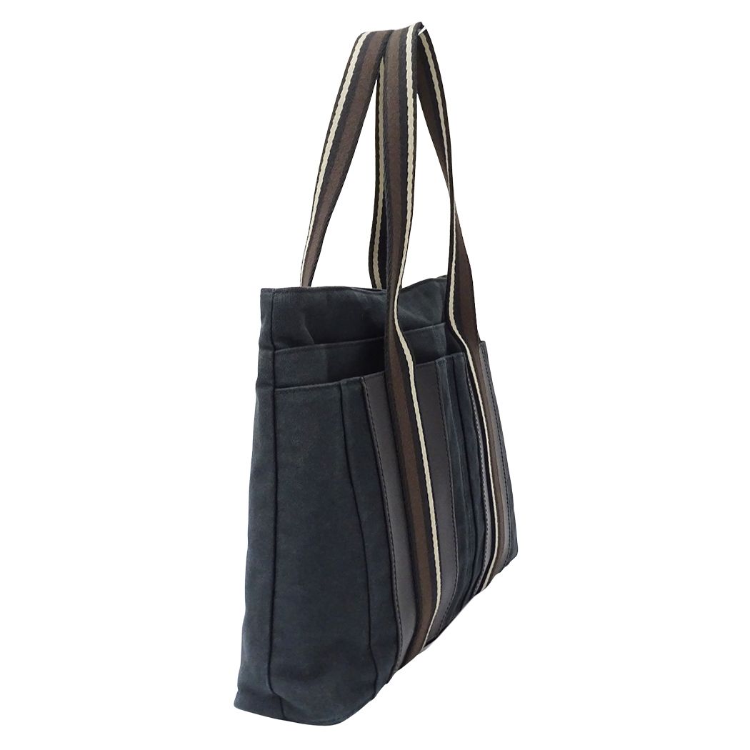 Hermes Tote Troca Horizontal MM Canvas Black — view 4