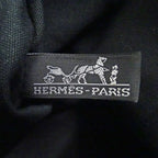 Hermes Tote Troca Horizontal MM Canvas Black — view 6