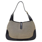 Gucci Shoulder Bag Jackie Canvas Beige Black — view 2