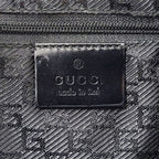 Gucci Shoulder Bag Jackie Canvas Beige Black — view 6