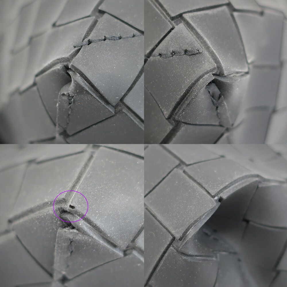 Bottega Veneta Ten New Lava Backpack Intrecciato Black Silver — view 5