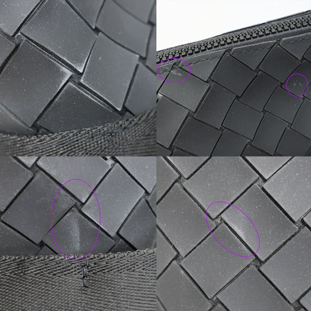Bottega Veneta Ten New Lava Backpack Intrecciato Black Silver — view 8