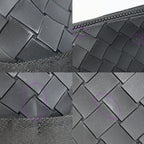 Bottega Veneta Ten New Lava Backpack Intrecciato Black Silver — view 8