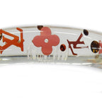 Louis Vuitton Bangle Bracelet Resin Ankle John Clear Pink — view 7