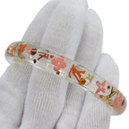 Louis Vuitton Bangle Bracelet Resin Ankle John Clear Pink — view 6