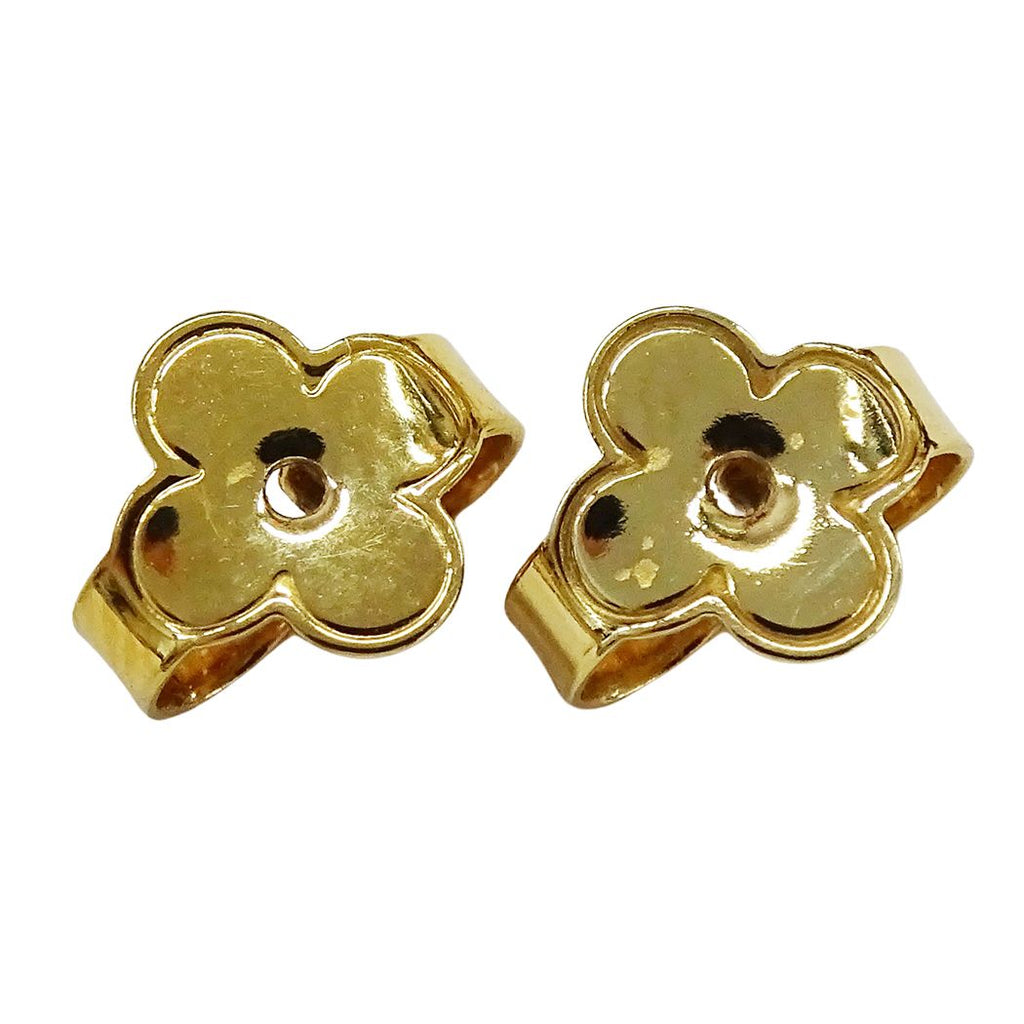 Louis Vuitton Earrings Blue Ming Gold Logo Feminine — view 5