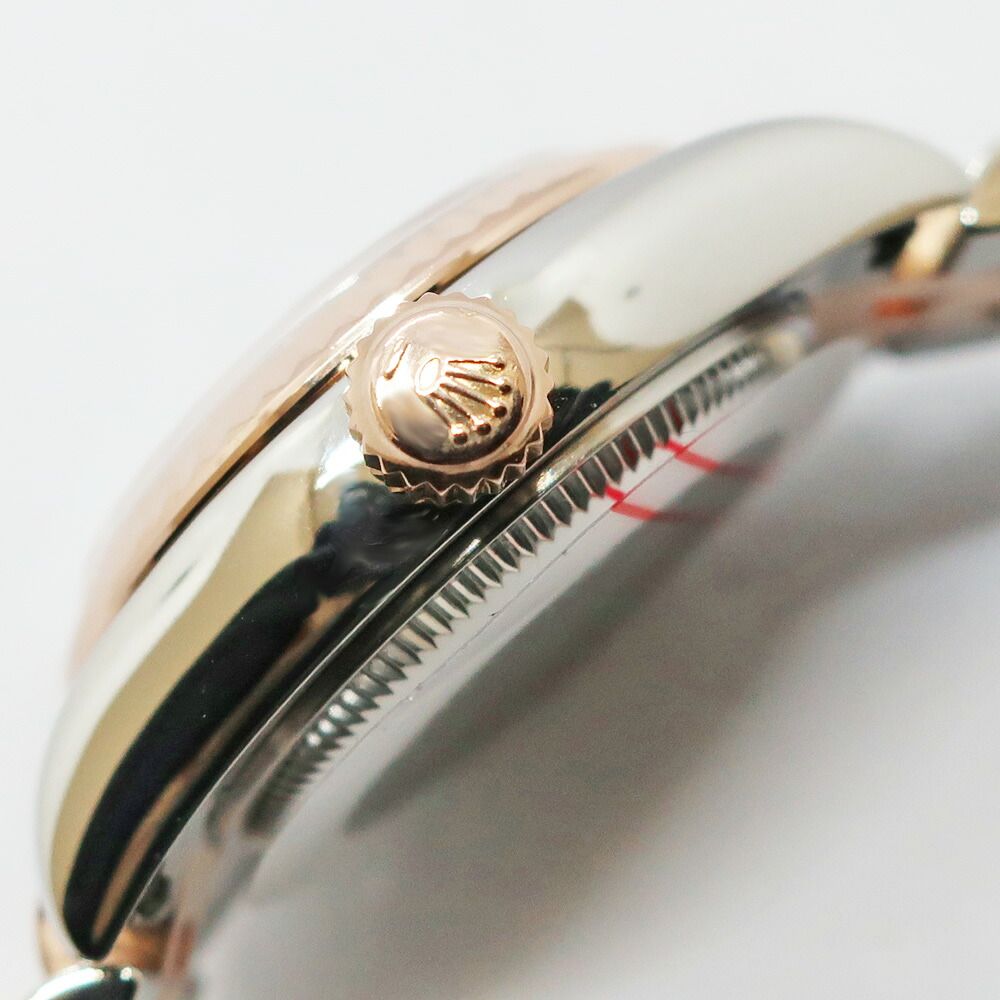 Rolex Ten Polished Datejust 26 D No SS PG Black Automatic Winding Watch — view 3