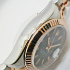 Rolex Ten Polished Datejust 26 D No SS PG Black Automatic Winding Watch — view 5
