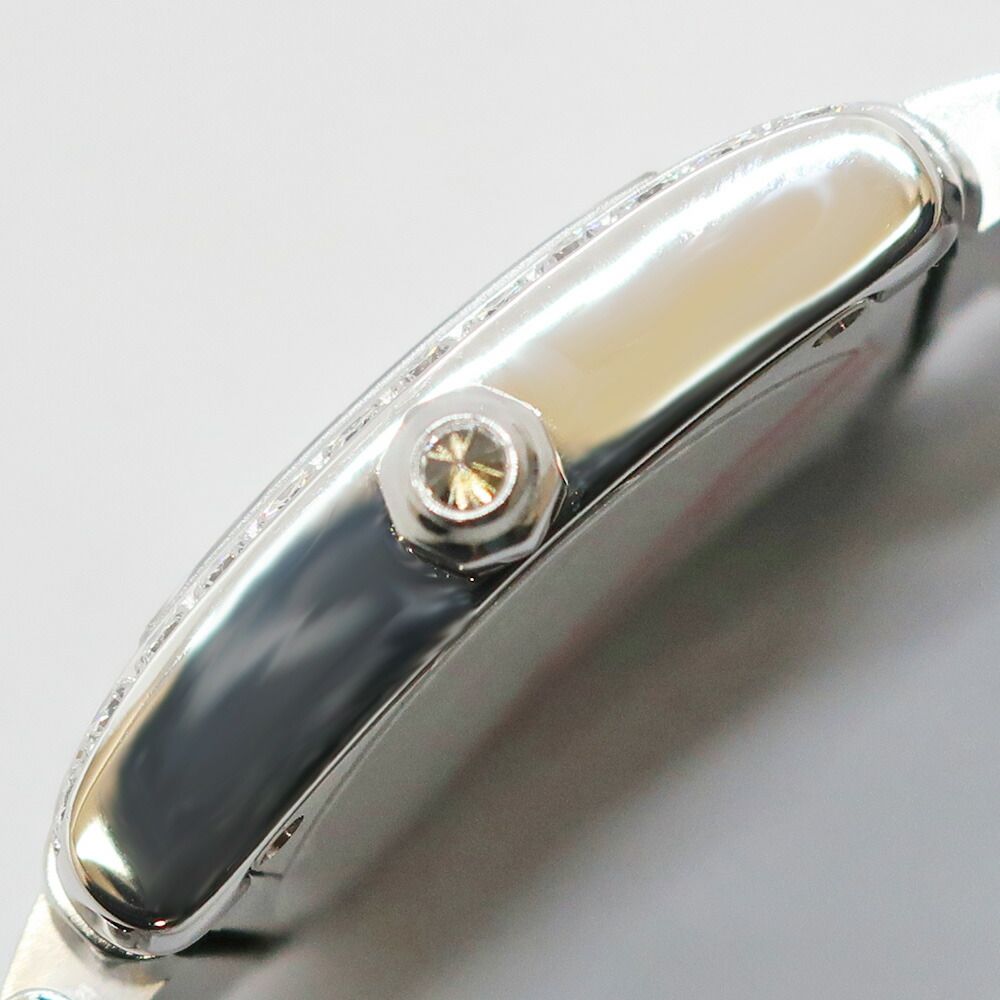 Cartier Ten Finished & Battery Replaced Tank Francaise SM 18k White Gold — view 3