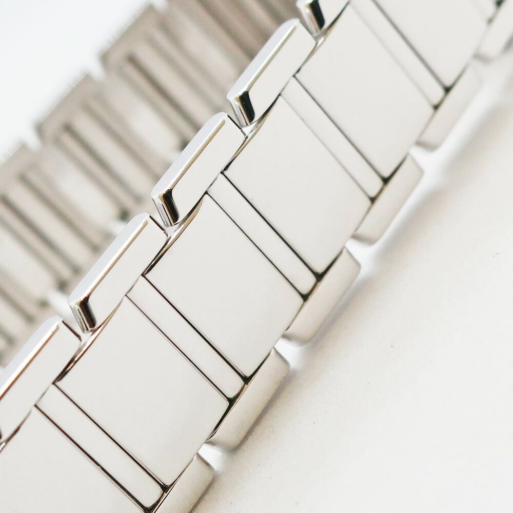 Cartier Ten Finished & Battery Replaced Tank Francaise SM 18k White Gold — view 8