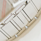 Cartier Ten Finished & Battery Replaced Tank Francaise SM 18k White Gold — view 6