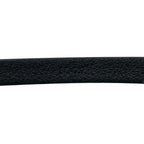 Louis Vuitton Bracelet Neogram Leather LV Logo Noir Black Silver — view 6