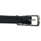 Louis Vuitton Bracelet Neogram Leather LV Logo Noir Black Silver — view 5