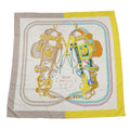 Hermes Heaven Carre Brides de Gala Applique Pique Scarf Cashmere Silk Beige