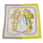 Hermes Heaven Carre Brides de Gala Applique Pique Scarf Cashmere Silk Beige