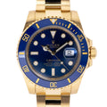 Rolex Submariner Date Blue Sub YG Automatic Winding Auto Black Random Watch