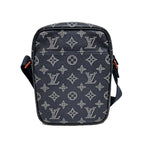 Louis Vuitton Danuve PM Monogram Shoulder Bag Navy — view 2