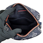 Louis Vuitton Danuve PM Monogram Shoulder Bag Navy — view 7
