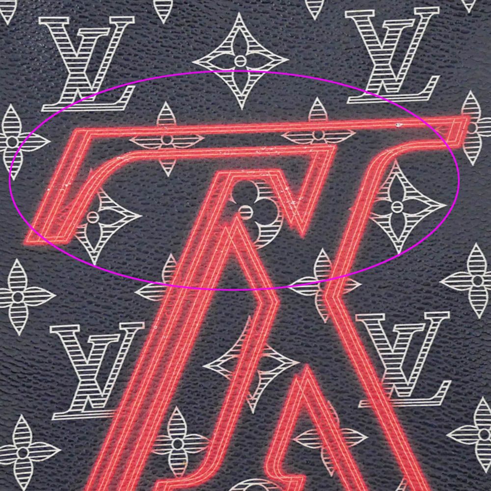 Louis Vuitton Danuve PM Monogram Shoulder Bag Navy — view 5