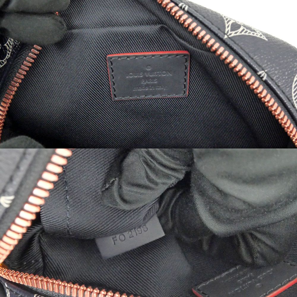 Louis Vuitton Danuve PM Monogram Shoulder Bag Navy — view 9