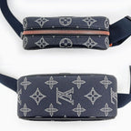 Louis Vuitton Danuve PM Monogram Shoulder Bag Navy — view 4