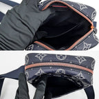 Louis Vuitton Danuve PM Monogram Shoulder Bag Navy — view 8
