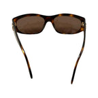 Chanel Sunglasses CC Logo Tortoiseshell Brown Gold Eyewear — view 4