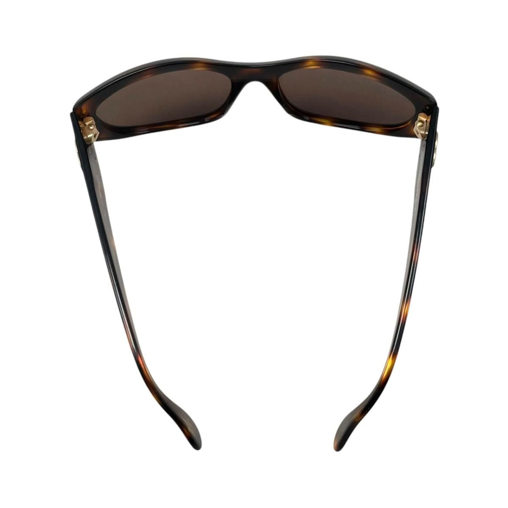 Chanel Sunglasses CC Logo Tortoiseshell Brown Gold Eyewear — view 5