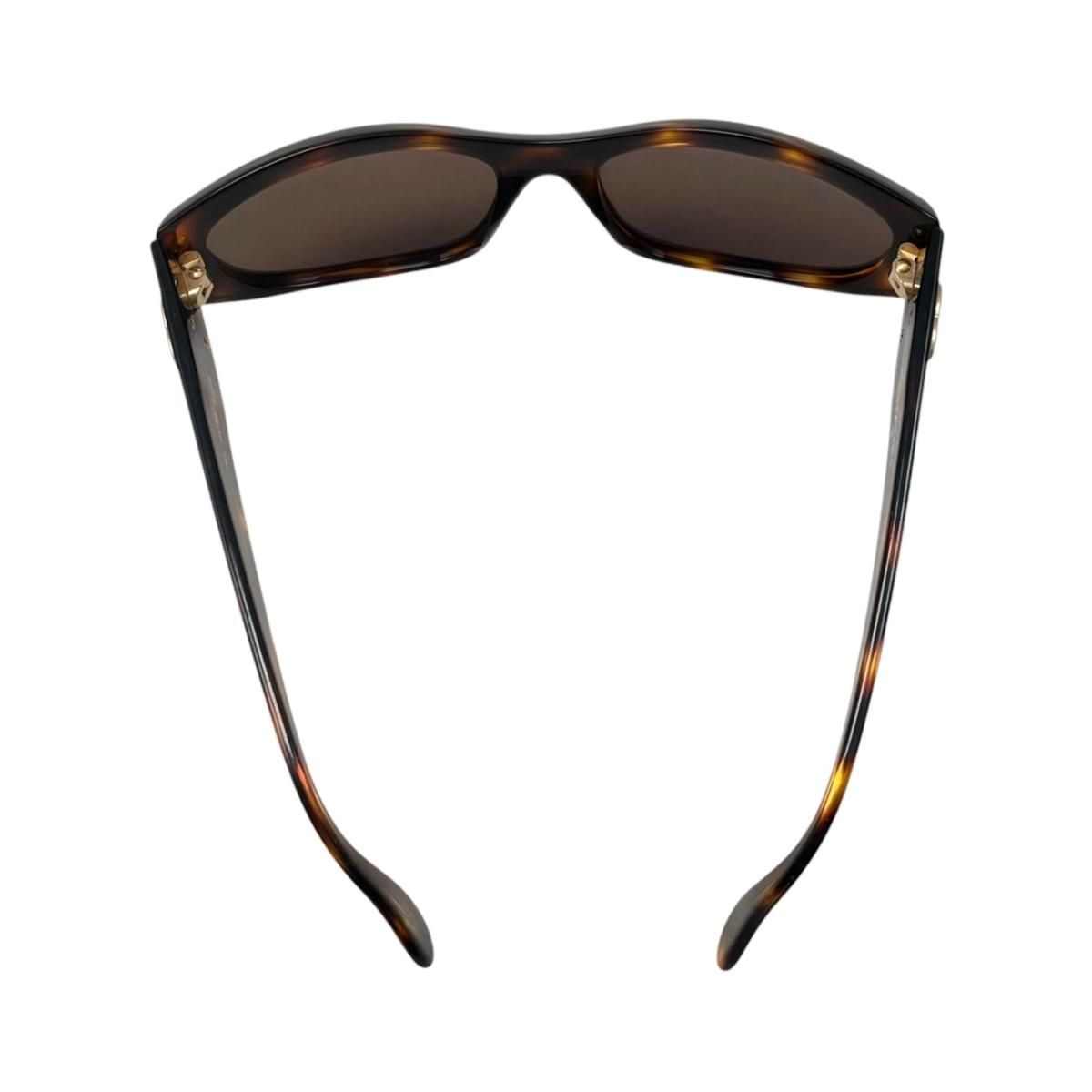 Chanel Sunglasses CC Logo Tortoiseshell Brown Gold Eyewear — view 5