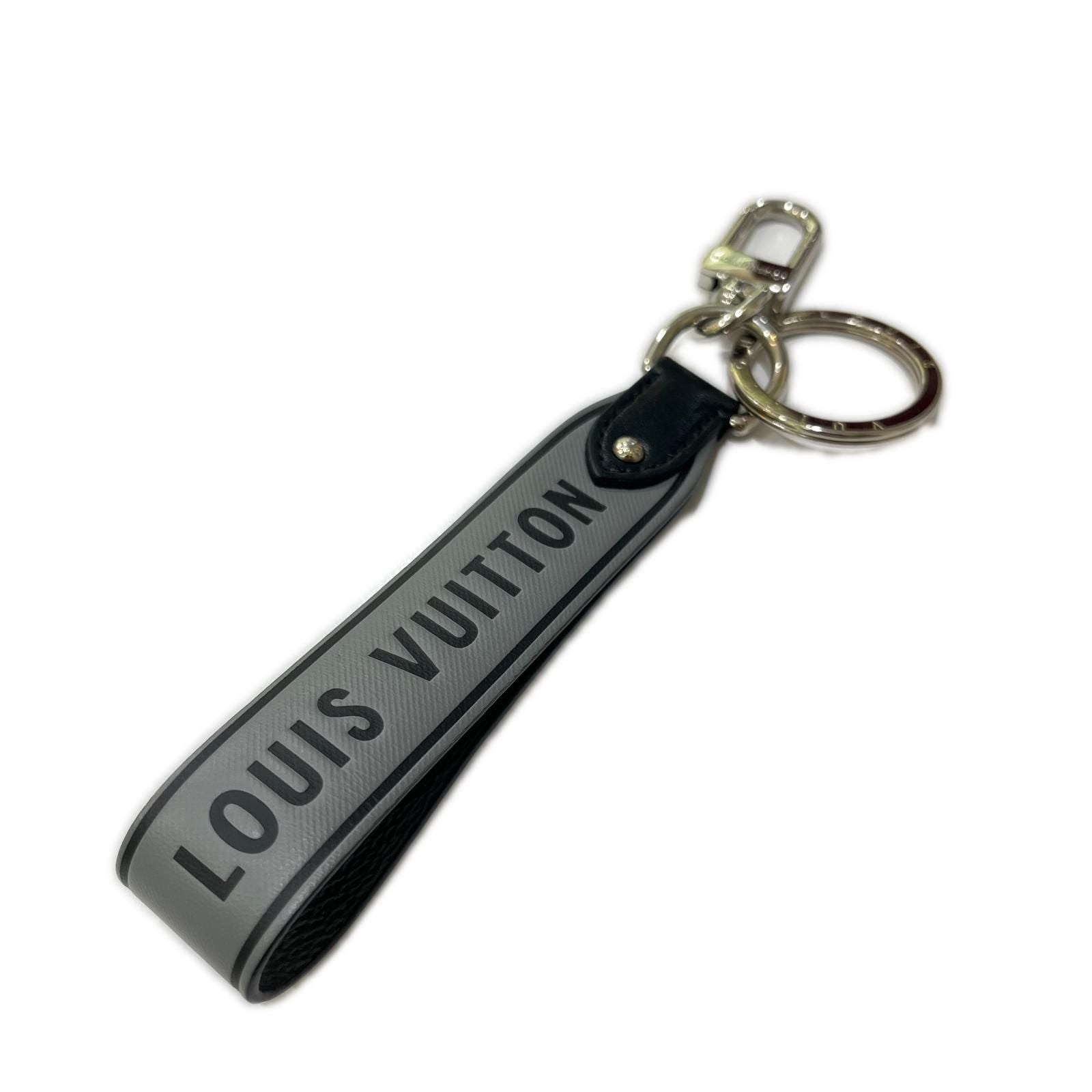 Louis Vuitton Key Holder Leather Gray