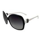 Chanel Sunglasses CC Logo Black White Eyewear