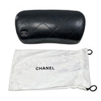 Chanel Sunglasses CC Logo Black White Eyewear — view 8