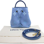 Louis Vuitton Neo Noe BB Handbag 2-Way Monogram Empreinte Leather Gold — view 9