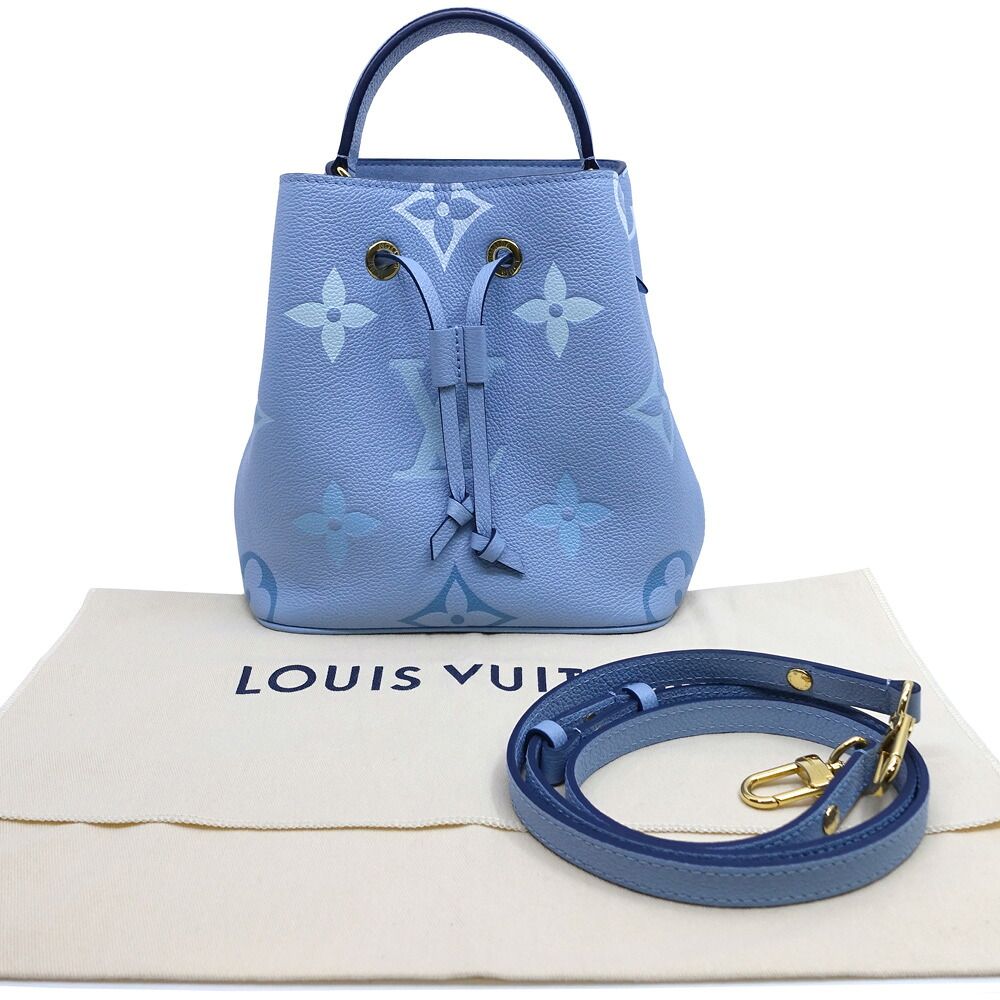 Louis Vuitton Neo Noe BB Handbag 2-Way Monogram Empreinte Leather Gold — view 9