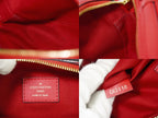 Louis Vuitton LV Saintonge Monogram Shoulder Bag Pochette Brown Coquelicot — view 9