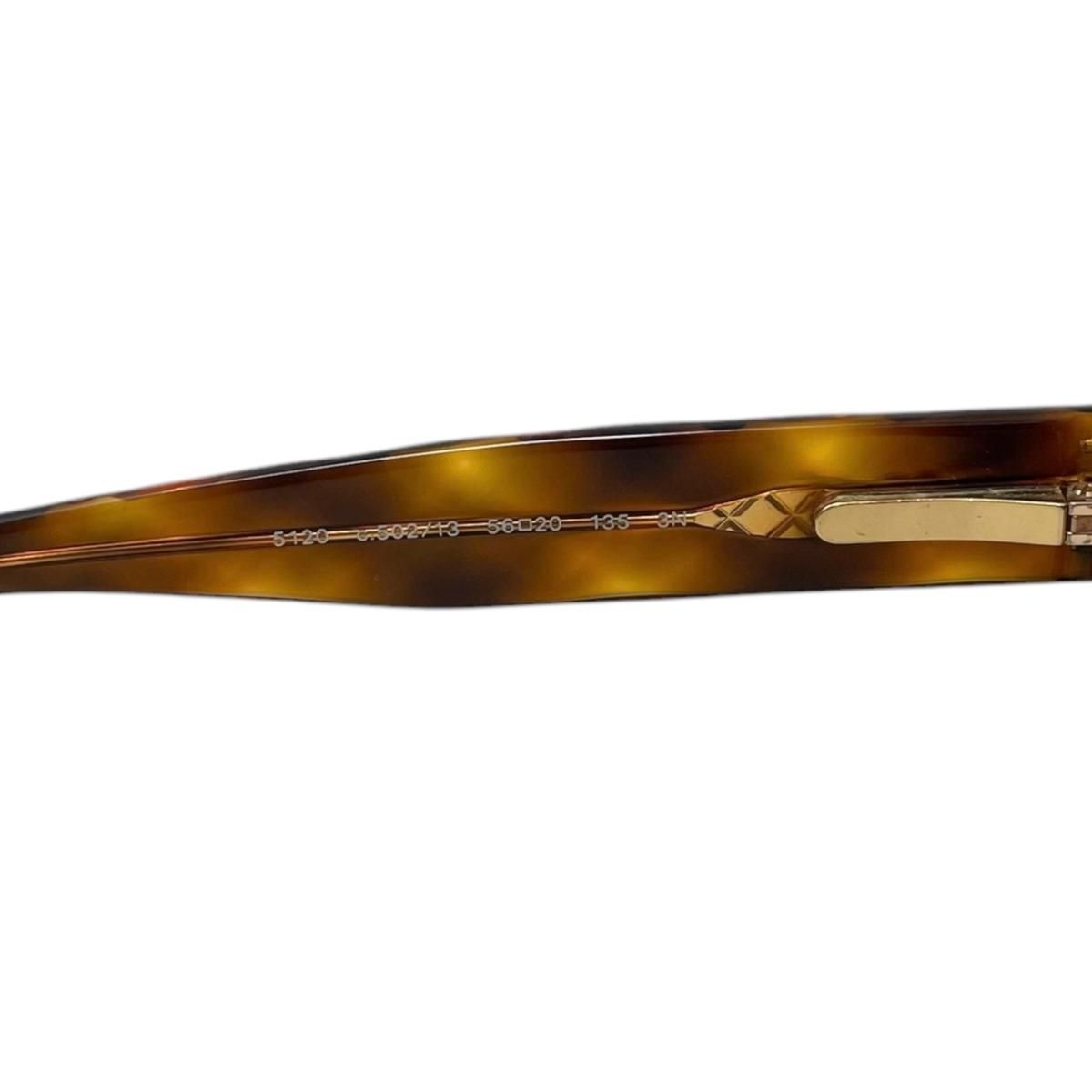 Chanel Sunglasses Quilted CC Logo Tortoiseshell Brown Gold Eyewear — view 6